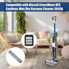 Bissell Hf3 Multi Surface Brush Roller Hepa Filter Set For Crosswave Vacuum 2