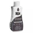 Rit All-purpose Fabric Dye 8oz Bottle Charcoal Gray For Clothing Crafts