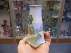 Antique Vtg Hat Pin Hatpin Holder Scenic Cottage Design Morimura Bro Nippon Mark