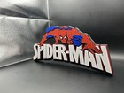 Spider-man Logo Sign Display   3d Wall Desk Shelf Art
