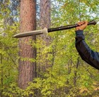 Custom Handmade Hunting Spear  Camping Spear With Leather Sheath