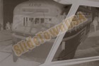 Vtg 35mm Railroad Trolley   Streetcar Negative Out Back Window Ns1657
