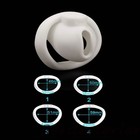 New Resin Chastity Cage Permanent Locking Male Lock Sissy Training Abstinence Us