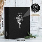 Lanpn Photo Album 4x6 100 Pictures 2 Packs  Small Mini 100 Pockets 2pk  Black