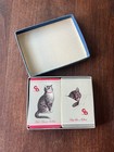 Vtg C o Railroad Playing Cards Complete Double Deck Chessie Cat   Peake Boxed