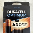 Duracell   Optimum Aa Alkaline Batteries  Pack Of 6