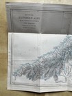 1870 Antique Map Of The Southern Alps  Province Of Canterbury  New Zealand
