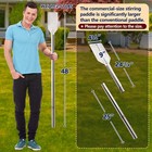 Stainless Steel 25 Inches Mexican Cazo Para Carnitas With 48  Mixing Paddle