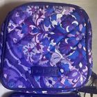 Nwt Vera Bradley Regal Rosette Travel Takes Mini Cosmetic   Jewelry Case Pair