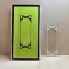 Dollhouse Miniature 1 12 Lot Of 6 Art Nouveau Window Panels Ooak Real Glass  Nos