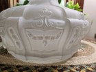 Aladdin No  401 Colonial Opaque White Cased Glass Lamp Shade 9     Vintage