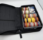300 Piece Poker Chip Set W  Zipper Carry Case Cards Dice Texas Holdem Casino