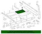 Genuine Mercedes-benz Rear Plate 463-885-27-03
