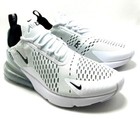  new  Men Nike Air Max 270 White black-white  ah8050 100    Sz 8 0 - 13 0     