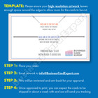 On Sale - 1000 Business Cards W  Your Artwork Ready To Print - 2 Sided Glossy