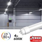 Led G13 4ft 4 Foot T8 Tube Light Bulbs 22w 6000-6500k Cool White 10-100 Pack