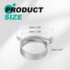 10pcs Spring Band Type Hose Clamps 35mm Silicone Vacuum Pipe Clip