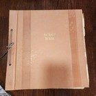 Vintage 1950s  Scrapbook Album Greeting Cards Christmas Valentines 17 Pages Junk