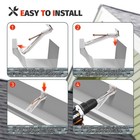 50 Pack Gutter Hangers  Gutter Hangers 5 Inch  Rain Gutter Hangers  Heavy