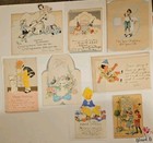 8 Vintageantique Childrens Birthday Cards From The 30s 