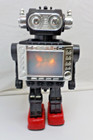 Horikawa Toys Vintage Electric Tin Toy Figure Tv Robot Showa Retro Tested Ok Ddp