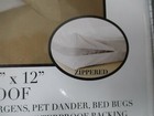 Better Home Zippered Fabric Mattress Cover Waterproof Bug Free Full Size New
