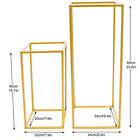 Gold Metal Column Flower Stand Wedding Party Backdrop Centerpiece Rack 4pcs  Us