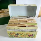 Vintage Recipe Box 4 Handwritten Clipped Recipes Louisiana Cajun Creole Southern
