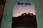 Lot  Of  4 Original Jeep Dealer Sales Brochures  1972-1986 Cherokee Nos