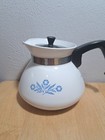Vintage Corning Ware Blue Cornflower Pot 6 Cup Plastic Lid   Stove Riser