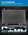 Philtop Cu13363 Radiator Compatible 2013-2016 Accord 2 4 3 5l 2015-2020 Tlx