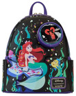 Loungefly Disney Princess Little Mermaid Ariel 35th Anniv Backpack Ears Set Nwt