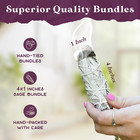 White Sage Bundles 3 Pack Smudge Sticks 4 Inch For Cleansing Meditation Ritual