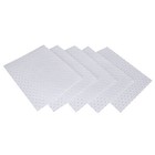Us Stock Heavy Weight Oil Based Absorbent Mat Pads 15  X 20  white 100pads