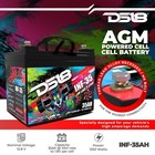 Ds18 Inf-35ah Infinite 35 Ah 1250 Watts Agm Power Cell 12 Volt Battery