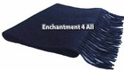 New Classic 70 x11  100  2-ply Pure Cashmere Men Neck Scarf Muffler  Navy Blue