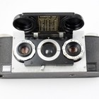 White Stereo Realist 35mm Rangefinder Mod  1041 Stereo Camera   Case - Needs Tlc