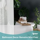 White Shower Curtain Liner 72 X 78 Long Plastic Liner Peva Bathroom Waterproof