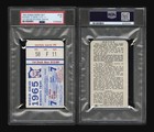 1965 World Series Game 7 Ticket Stub Psa 1 - Sandy Koufax Mvp Dodgers     
