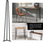 4x Hairpin Table Legs Size 30  77cm  Floor Protector Feet Us Stock
