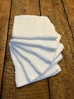 Ideal Towels Premium White Highly Absorbent 12 X 12 Inches Washcloths 10 Packs