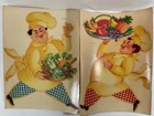 Vintage Meyercord Decals Kitchen Theme Chef Fruit Spice Of Life Water Transfer
