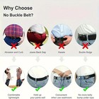 Men Women Buckle-free Elastic Invisible Waist Belt For Jeans No Bulge Hassle