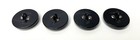 Set Of 4 - Chanel White Black Cc Gold Logo 15mm Buttons Stamped