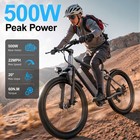 24in Electric Mountain Bike 500w Motor 48v 10 5ah 7 Speed City Commuting E-bike