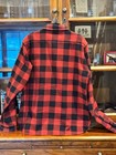 Iron Heart Ultra Heavy Flannel Buffalo Check Work Shirt Red black Large