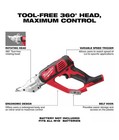 Milwaukee 2635-20 M18 18v Cordless 18 Gauge Double Cut Shear  bare Tool 