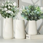 120 Pcs 6 Kinds Mixed Eucalyptus Leaves Stems Bulk Artificial Silver Dollar E   