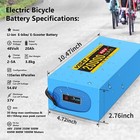 48v 20ah Lithium Ebike Battery For 200w-1000w Ebike Bicycle Electric Scooter 30a