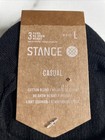 New Stance Sport Designer Mens 3 Pack Performance Casual No Show  Socks Size L